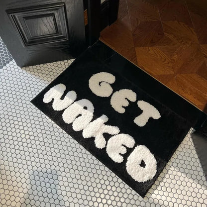 Faux Cashmere Absorbent Floor Mat Soft Bathroom Bedroom Entrance Small Carpet