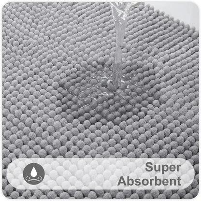 Olanly Chenille Soft Absorbent Bath Mat