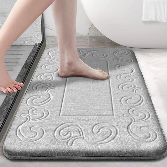 Anti-Slip Absorbent Bathroom Mat Ultra Soft Machine Washable Bath Rug Home Decoration