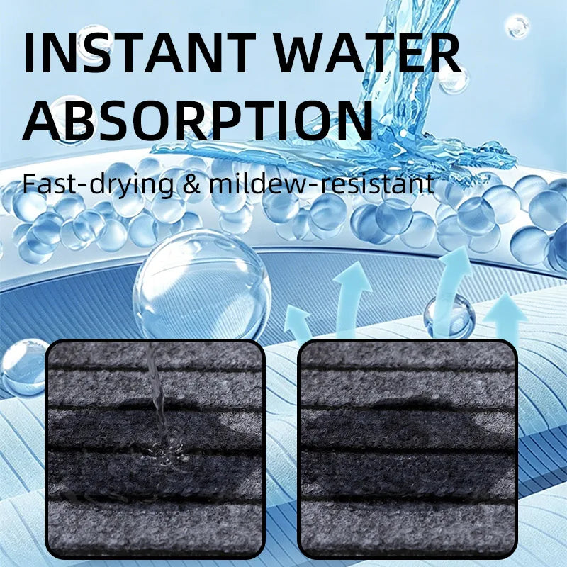 Modern Minimalist Square Floor Mat Durable Non-Slip Rubber Backing Stain & Fade Resistant Machine Washable Indoor Outdoor Rug