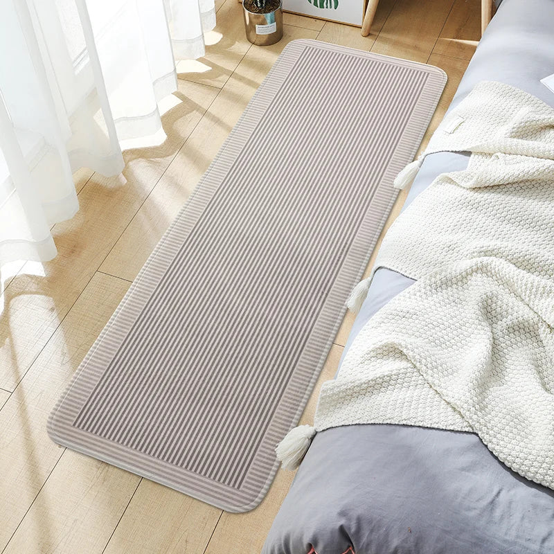 Cartoon Bedroom Long Strip Rug Plush Bedside Floor Mat Non-Slip Carpet Living Room Sofa Coffee Table Home Decor