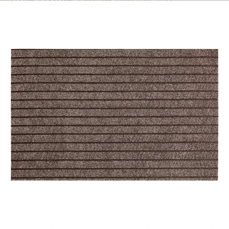 Modern Minimalist Square Floor Mat Durable Stain & Fade Resistant Non-Slip Rubber Backing Machine Washable Indoor Outdoor Rug