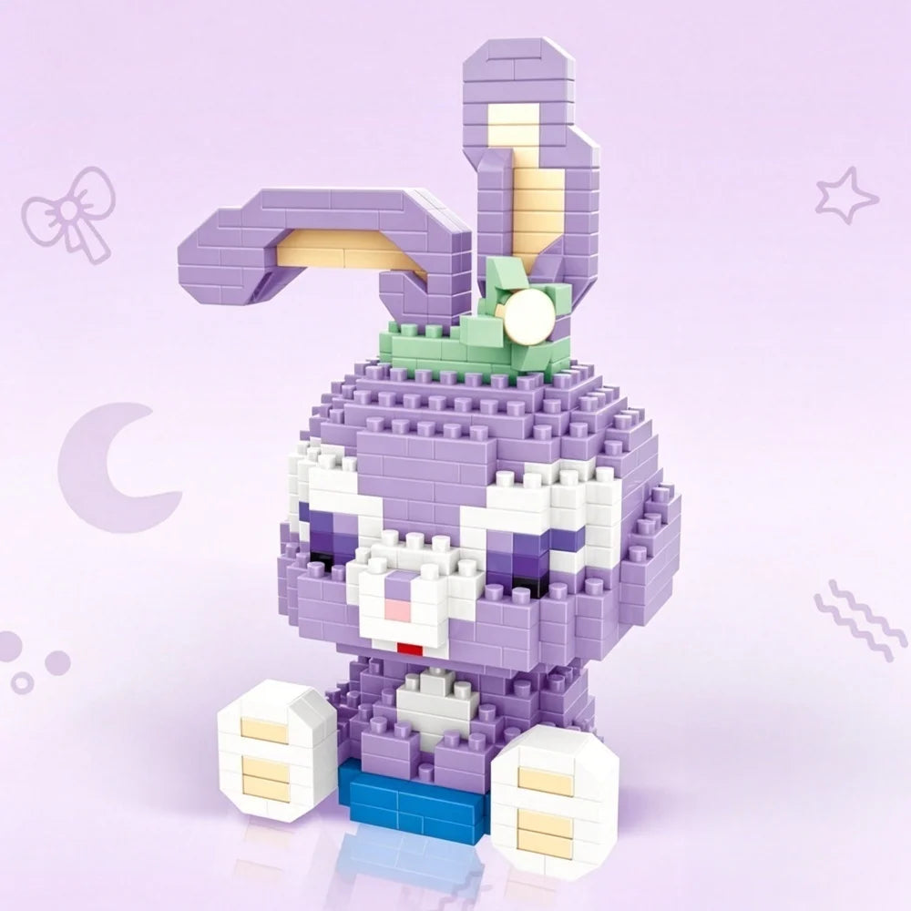 Disney LinaBell StellaLou Winnie Building Blocks Toy Set