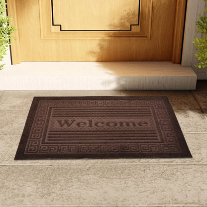 Dust-Proof Entrance Welcome Mat Comfortable Non-Slip Door Rug High-Traffic Shoe Scraper Autumn Winter Home Decor
