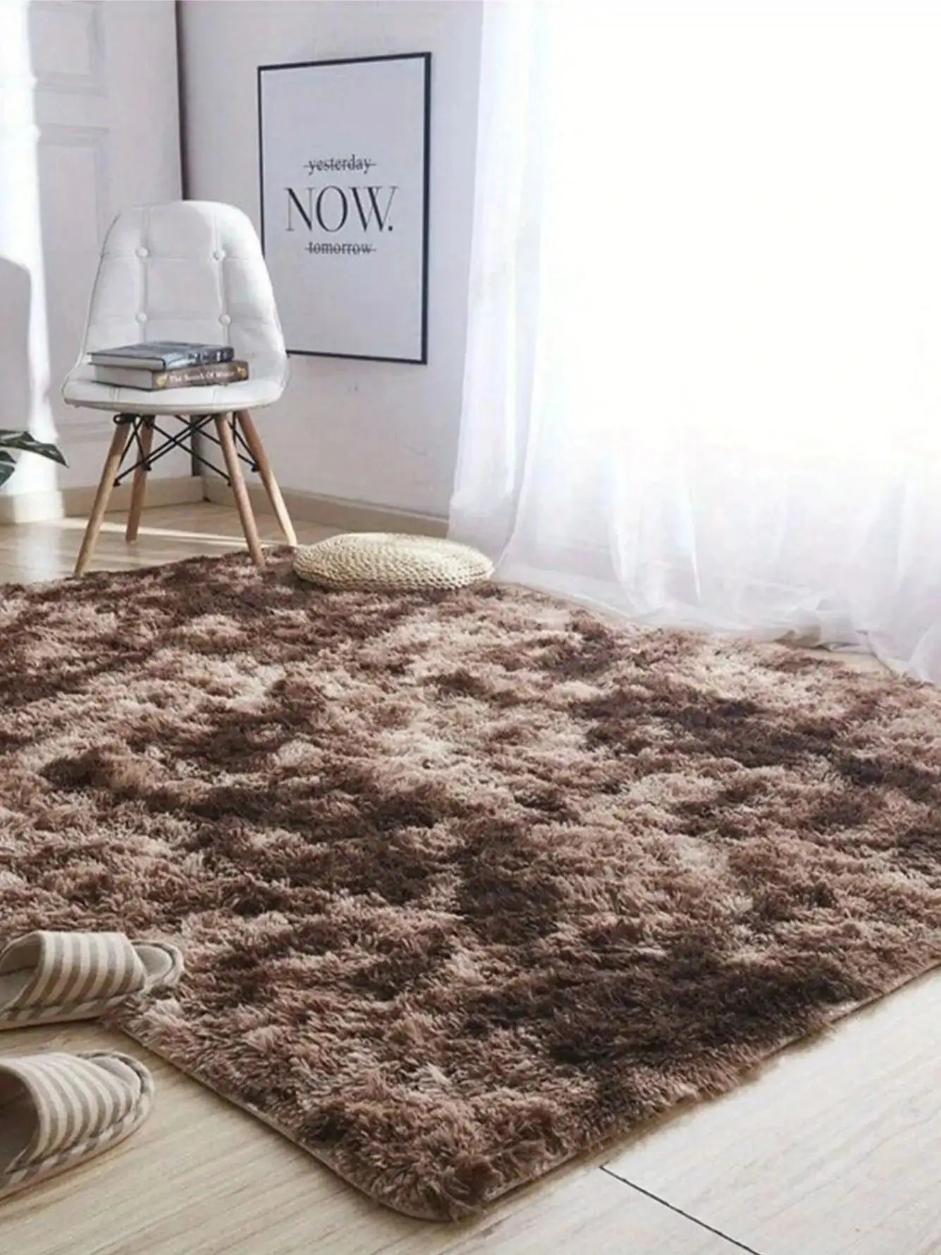 Ultra-Soft Fluffy Living Room Area Rug
