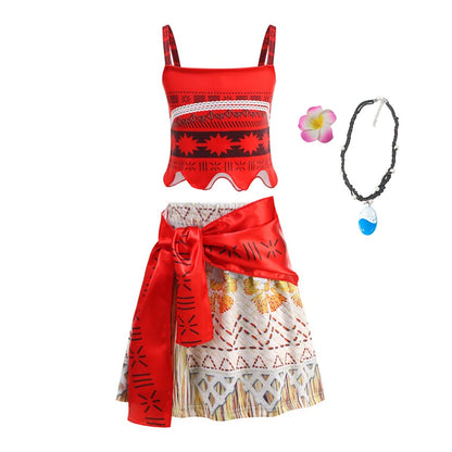 Disney Moana 2 Ocean Adventure Costume Dress For Girls