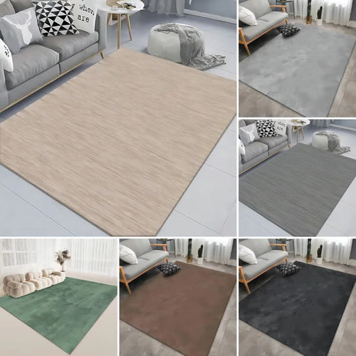Solid Color Washable Non-Slip Area Rug