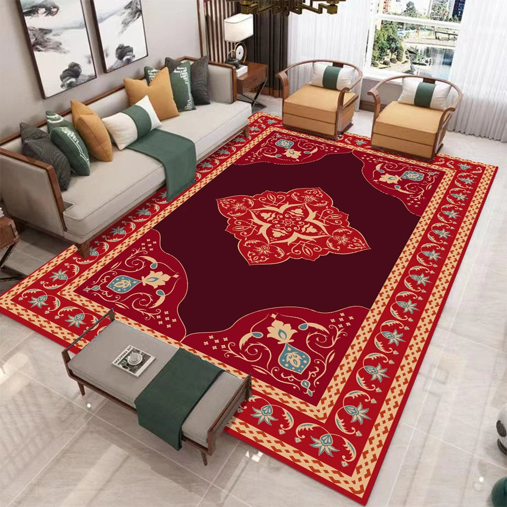 European retro luxury large living room rug