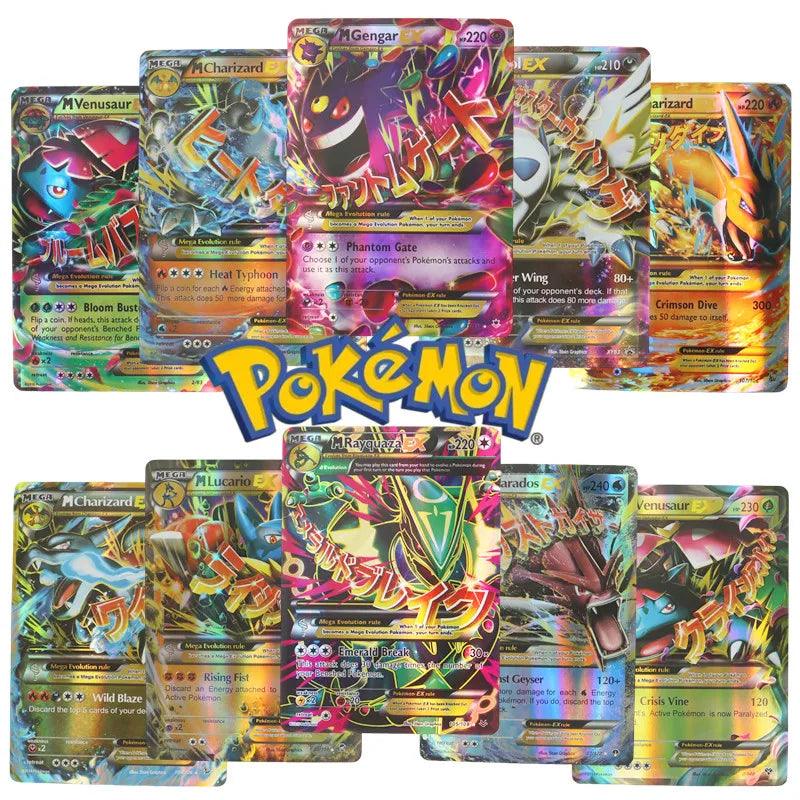 Pokemon Mega GX VMAX TAG EX English Card Set 60 100 Cards