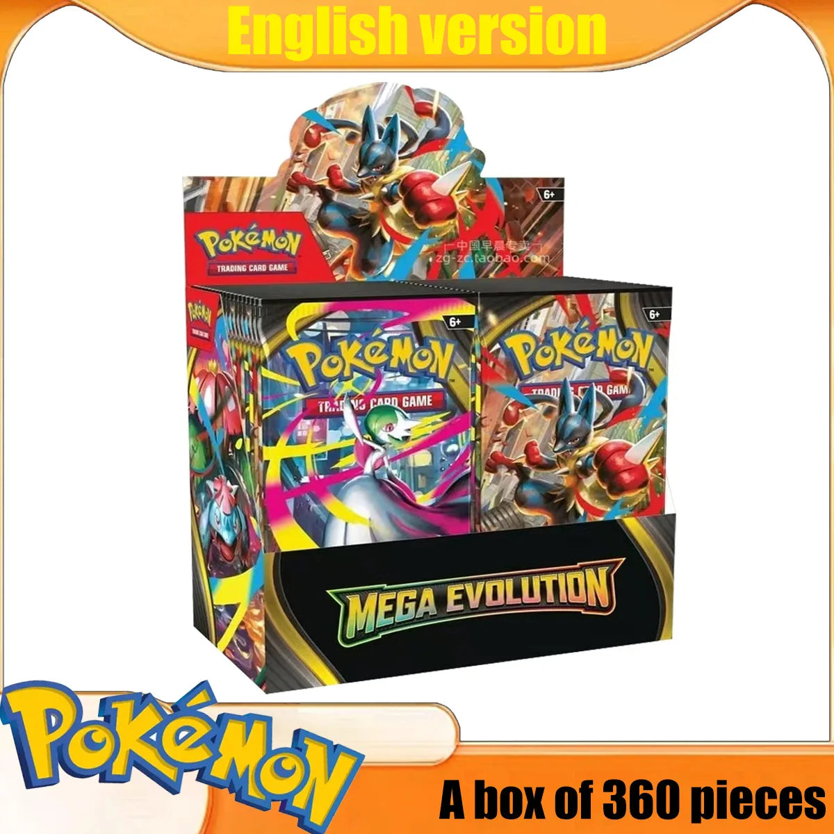Pokemon 360PCS English Trading Card Collection – Chilling Reign & Darkness Ablaze