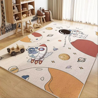 VIKAMA Kids Playroom Crawling Area Rug