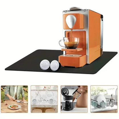 VIKAMA Absorbent Dish Drying Kitchen Mat