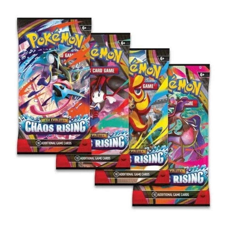 Pokemon Toys Mega Evolution Chaos Rising Booster Display Cards