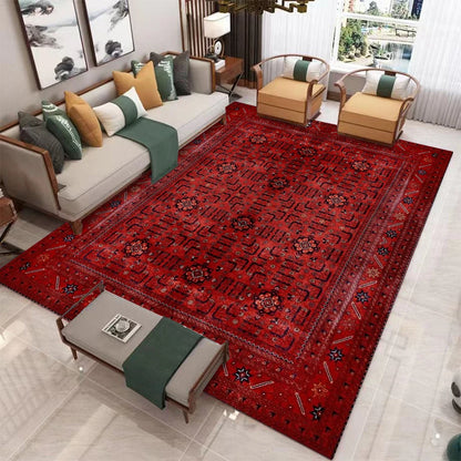 Oriental Red Persian Vintage Area Rug