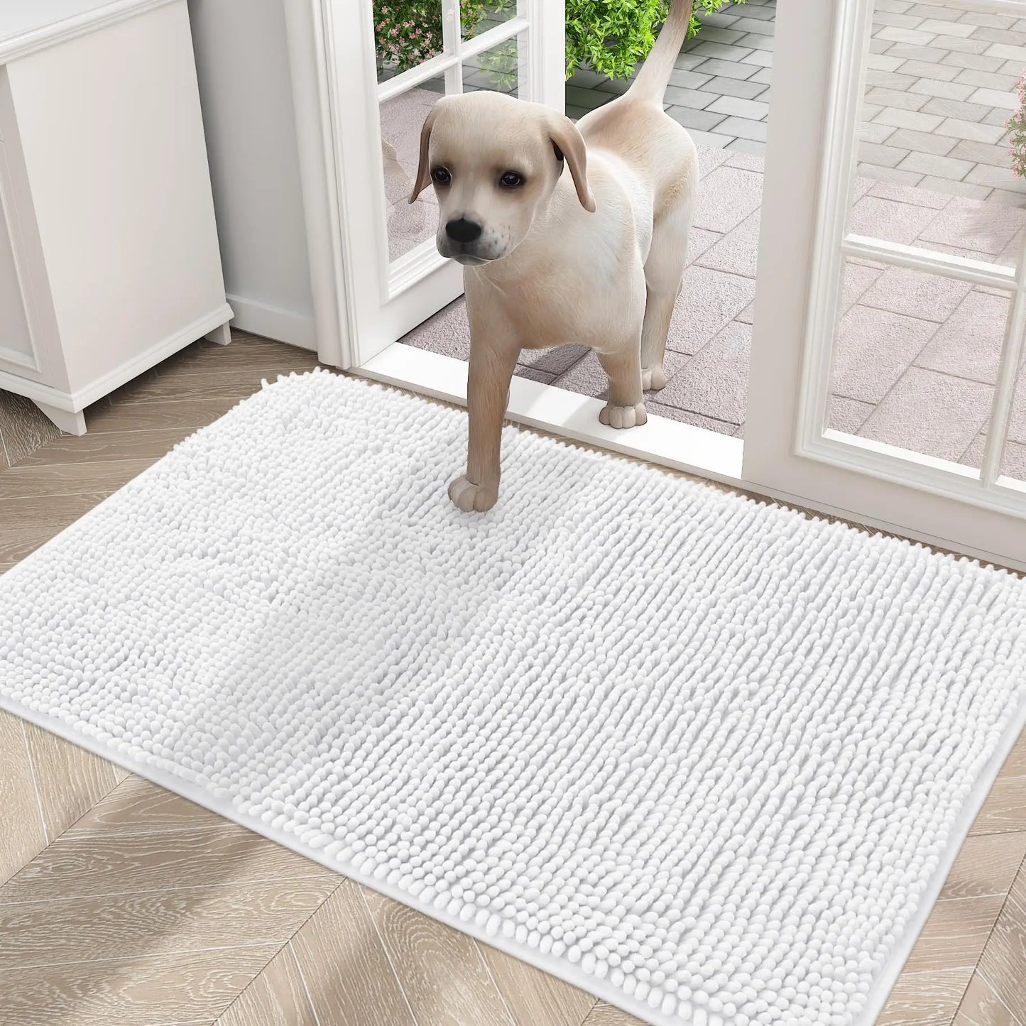 Olanly Dog Mud Absorbent Non-Slip Doormat