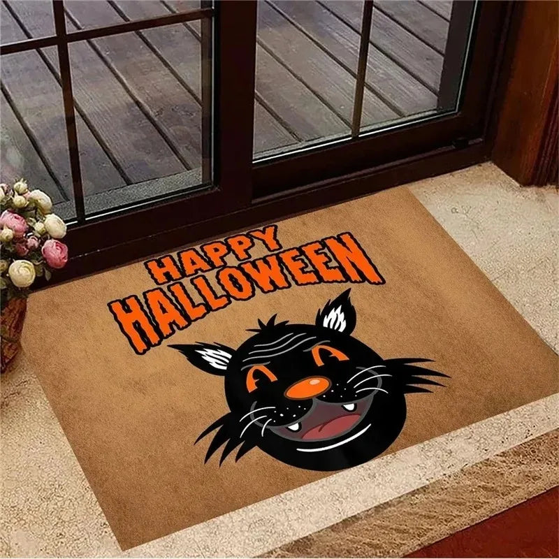 VIKAMA Funny Cat Quote Non-Slip Doormat