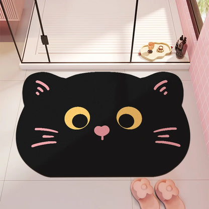 Quick-dry non-slip absorbent door mat