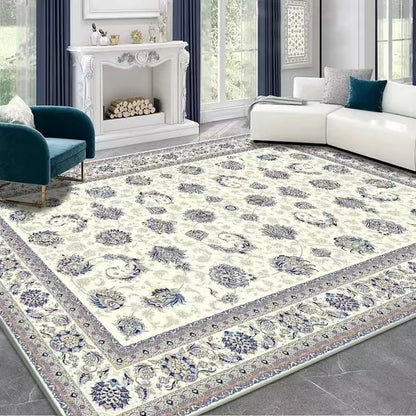 VIKAMA Boho Luxury Crystal Velvet Carpet Large Area Living Room Bedroom Floor Mat