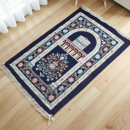 Soft padded portable prayer rug