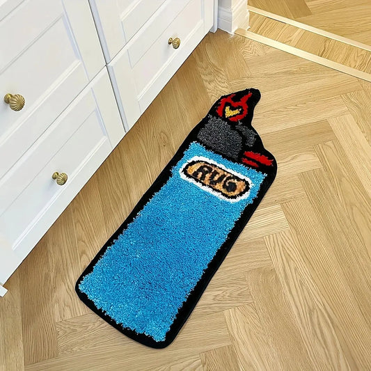 Lighter Shaped Tufted Decorative Rug