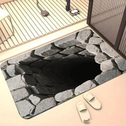 3D Optical Illusion Pond Effect Door Mat