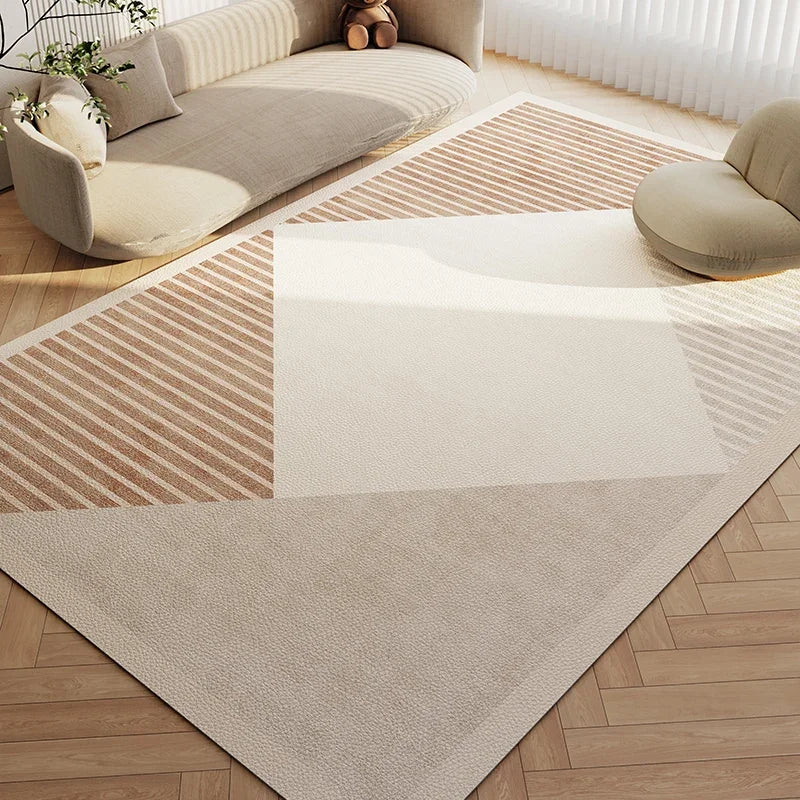 Wabi-Sabi Waterproof PVC Leather Anti-Slip Area Rug
