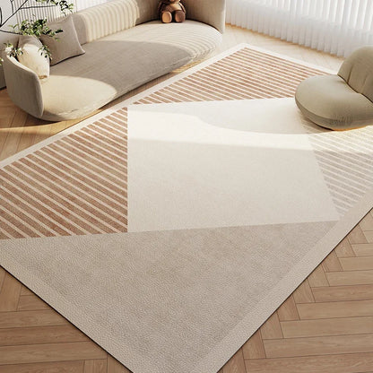 Wabi-Sabi Waterproof PVC Leather Anti-Slip Area Rug