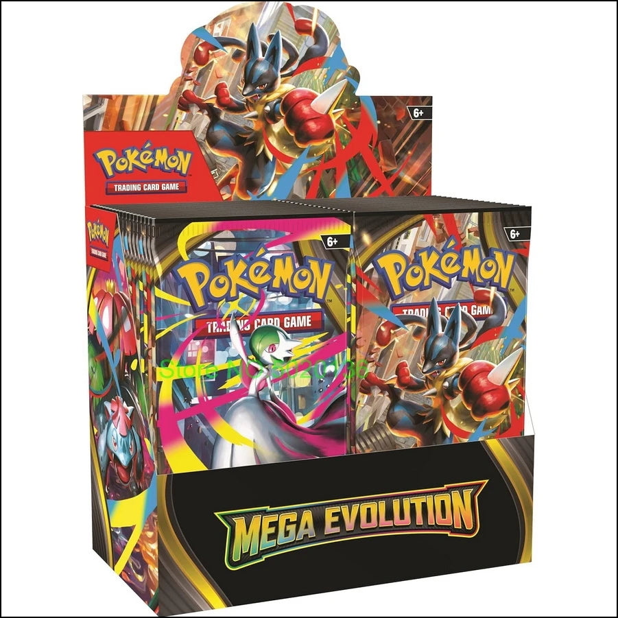 Pokemon Toys Mega Evolution Chaos Rising Booster Display Cards