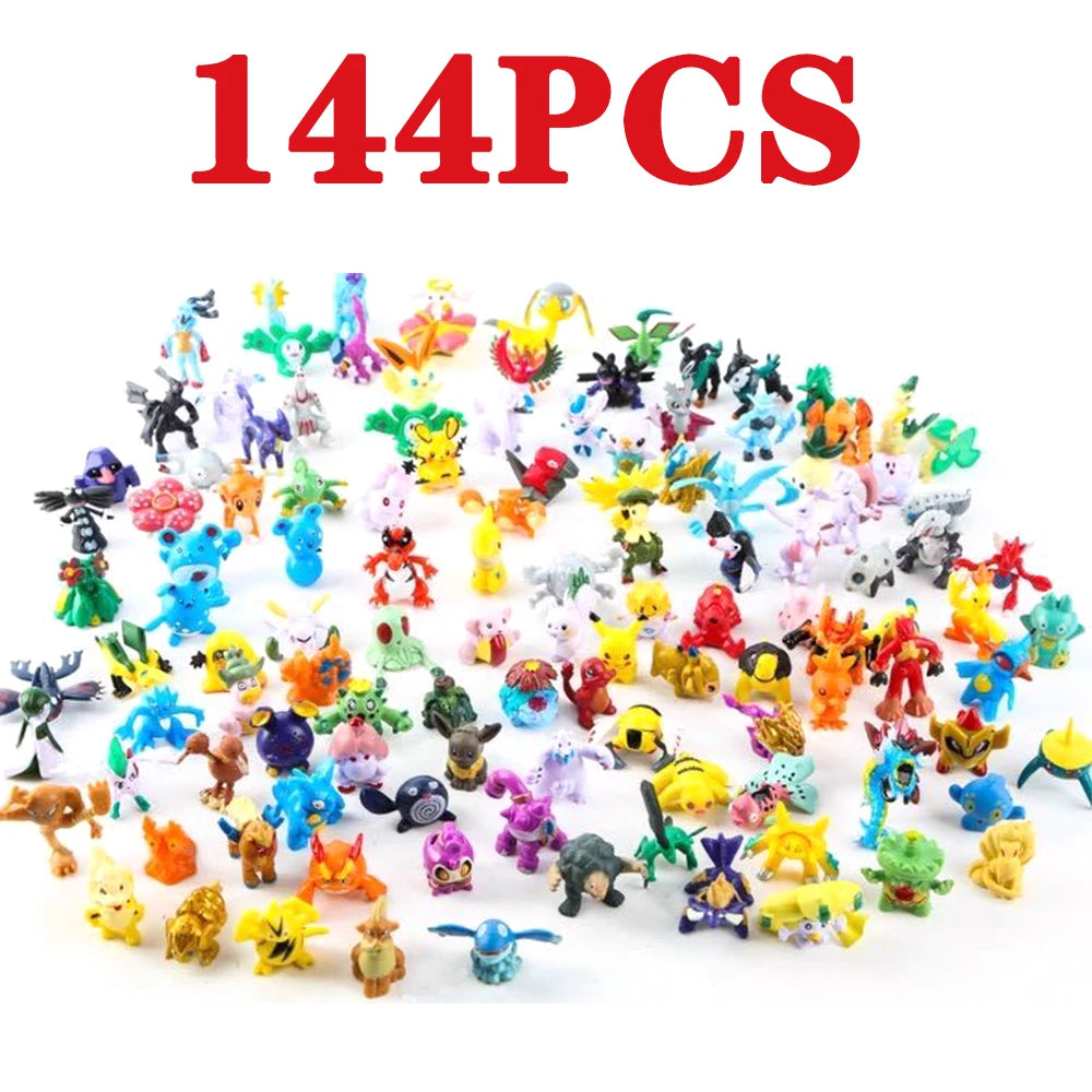 Pokemon Pikachu Anime Action Figure Toy Set 144 Styles