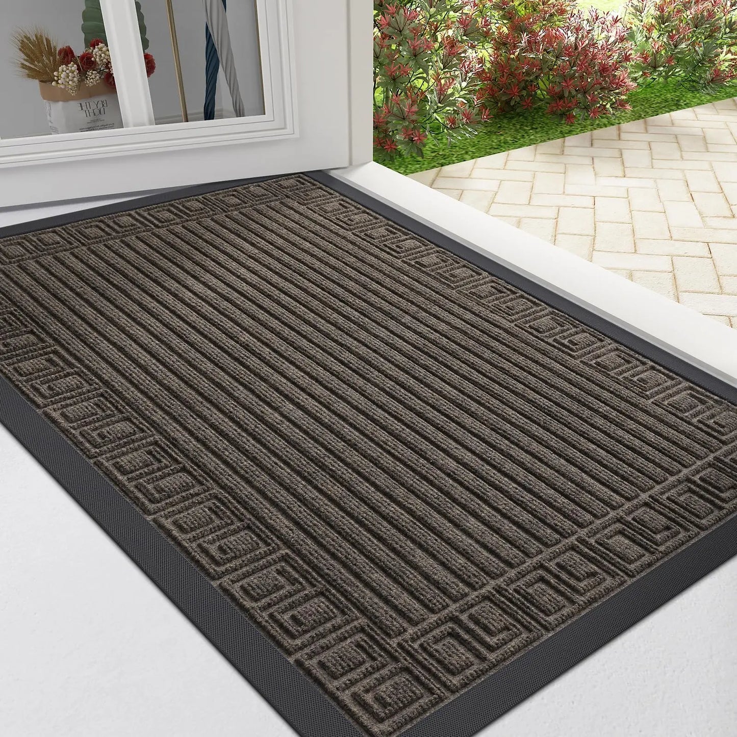 Olanly Low-Profile Dirt-Trapping Non-Slip Doormat