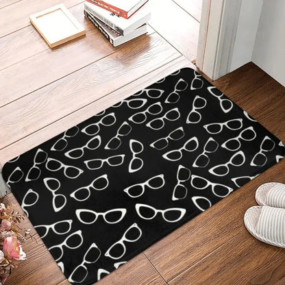 Snellen Eye Chart Doormat Optometrist Style Non-Slip Entrance Rug Kitchen Bathroom Garage Floor Mat