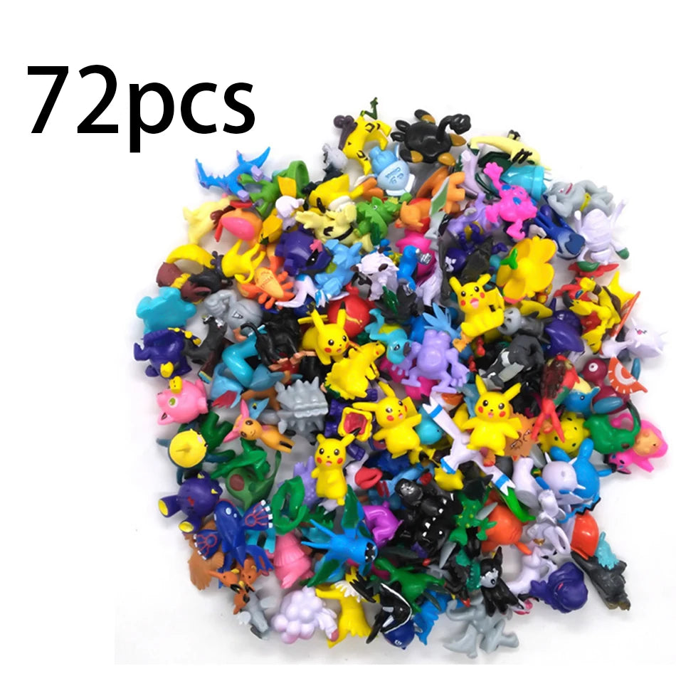 Pokemon Pikachu Mini Action Figure Set 24 144 Pieces