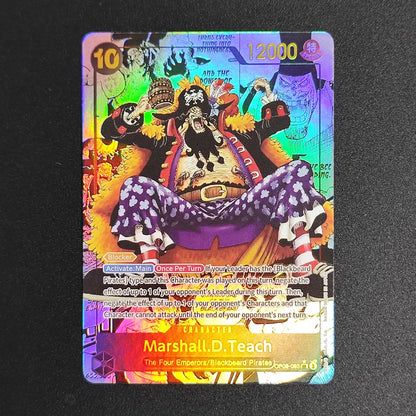 One Piece Gold Manga Luffy Teach SEC Card Set