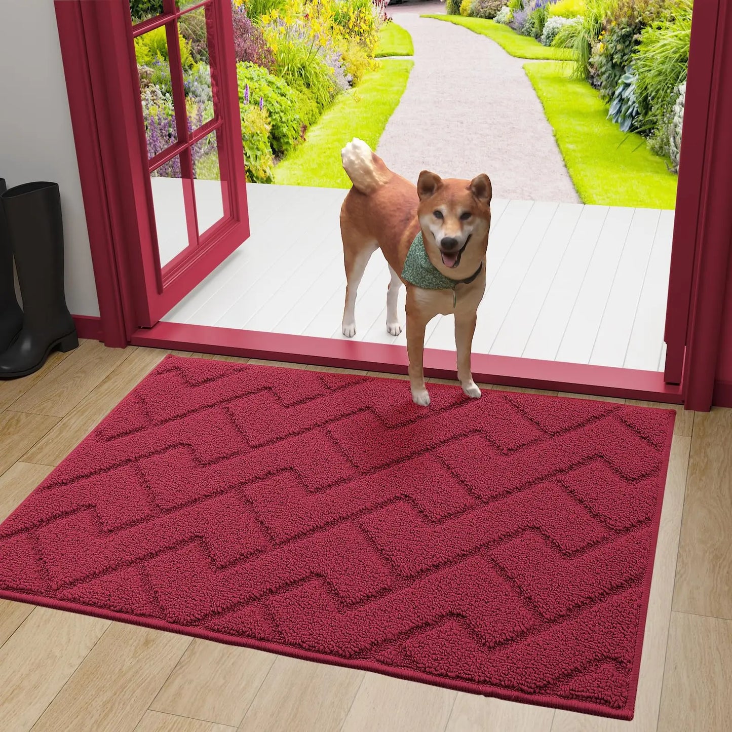 Olanly Washable Non-Slip Entry Door Mat