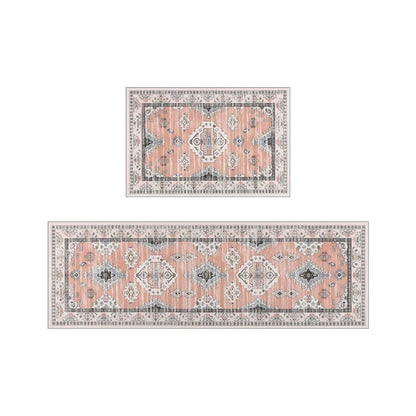 VIKAMA Retro Persian Non-Slip Runner Rug