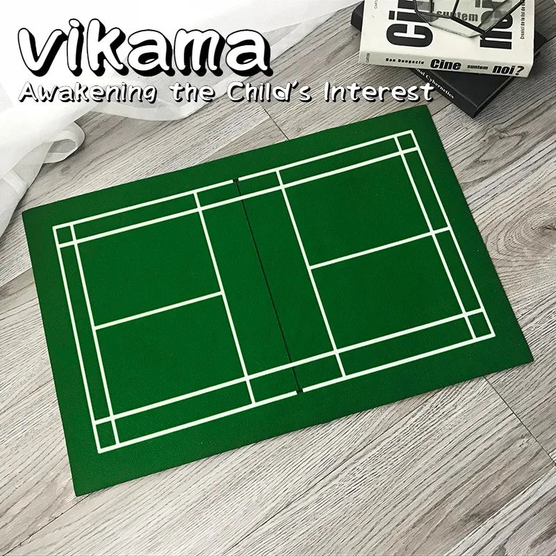 VIKAMA Anti-slip Badminton Tennis Court Entrance Mat Anti-slip for Gym Hall Bathroom Indoor Outdoor mat