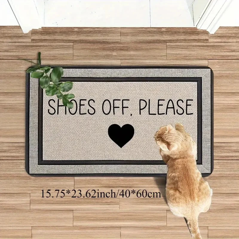 VIKAMA “Shoes Off Please” Entrance Doormat
