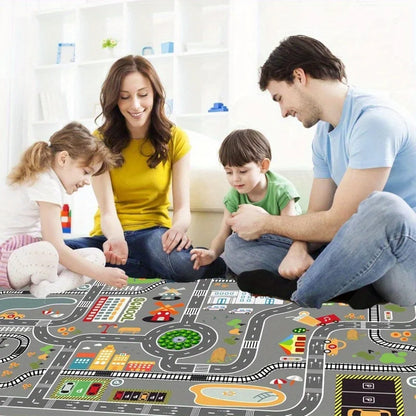 Car city playmat large cartoon rug