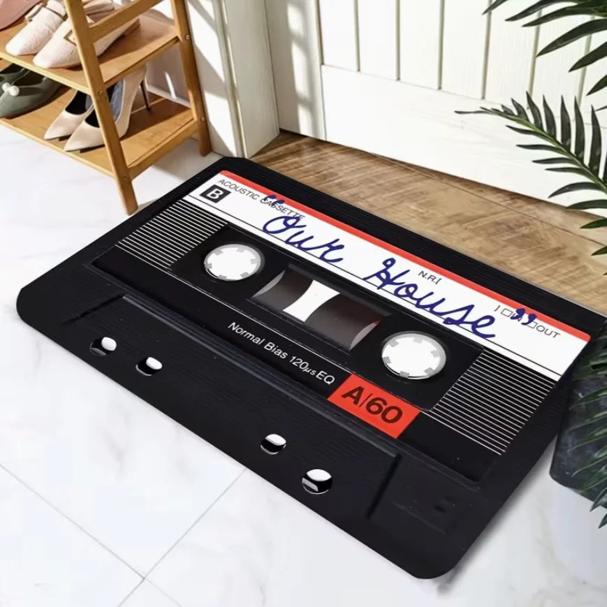 Cartoon Record Non-Slip Floor Mat