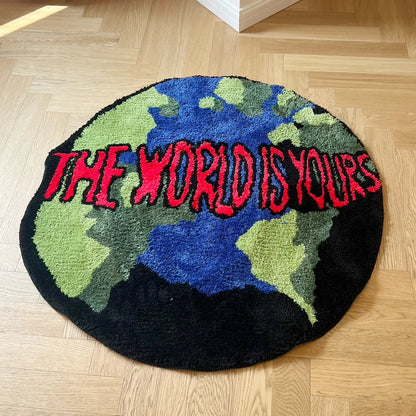Earth Round Non-Slip Soft Bath Mat