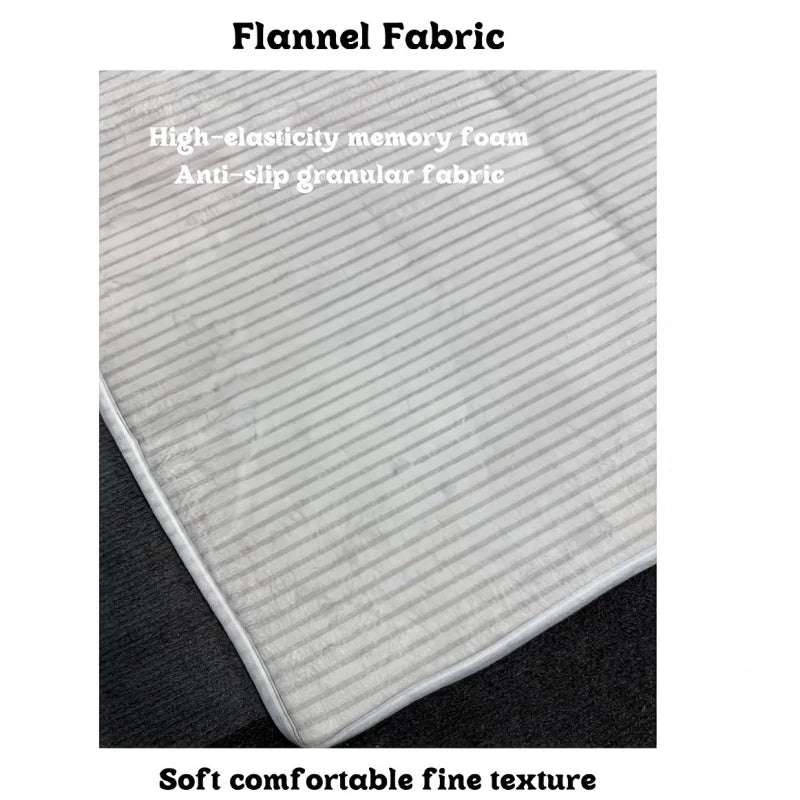 VIKAMA Motorcycle Premium Flannel Anti-Slip Parking Area Rug