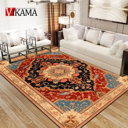 VIKAMA Persian Red Luxury Velvet Rug