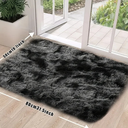 VIKAMA Silk Wool Bedroom Rug Women’s Room Floor Mat Carpet Sleeping Room Decor