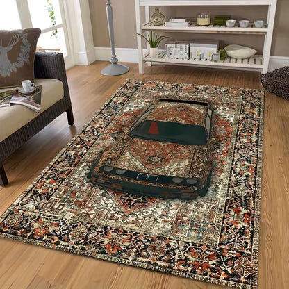 3D Optical Illusion Persian Style Area Rug