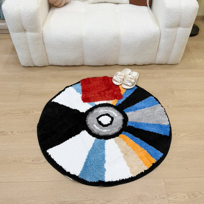 Round CD Tufted Non-Slip Rug