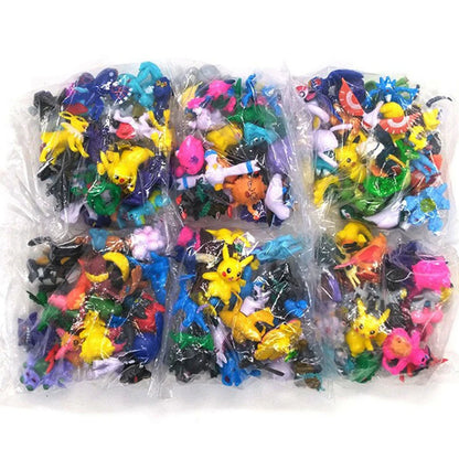Pokemon Mini Action Figure Set 24 144 Pieces