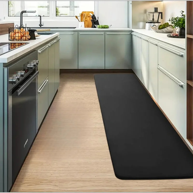 VIKAMA Kitchen Laundry Oil-Absorbent Non-Slip Long Floor Mat Bathroom Entrance Carpet Home Decor