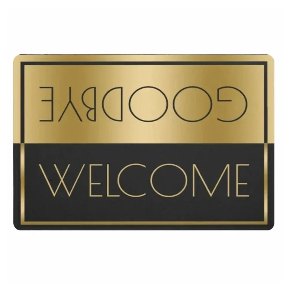 Luxury Gold Coin Welcome Doormat