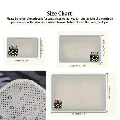 3D Music Notes Rug Non-Slip Washable Music Studio Living Room Bedroom Soundwave Floor Mat Home Decor