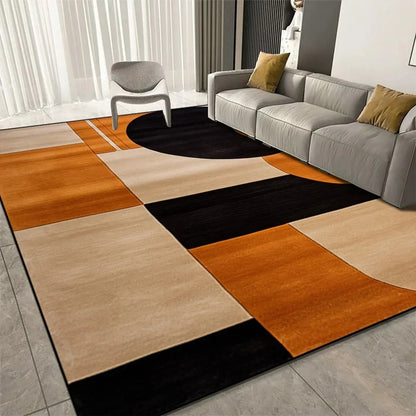 Large Geometric Living Room Carpet Sofa Area Rug Soft Non-Slip Bedroom Children Floor Mat
